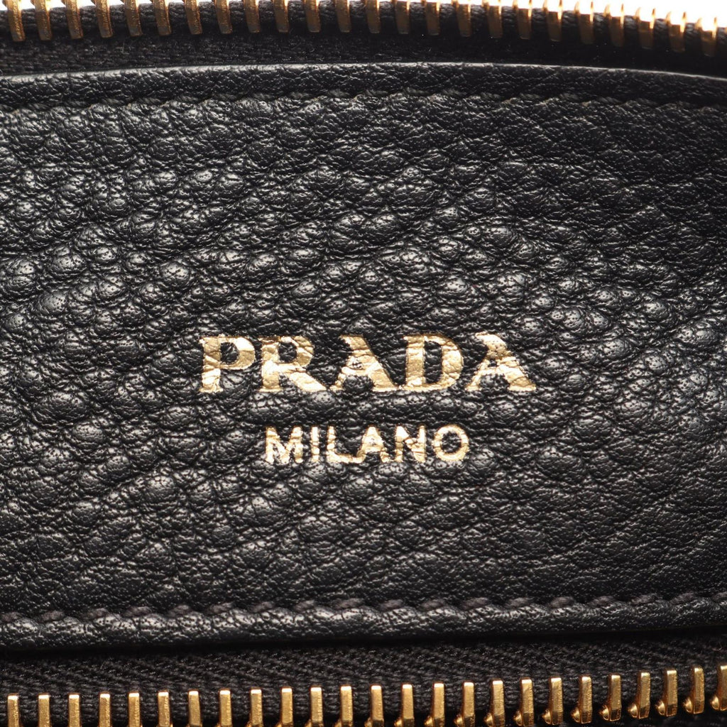 Prada Handbag VIT.DAINO Black Leather 2-Way — view 4