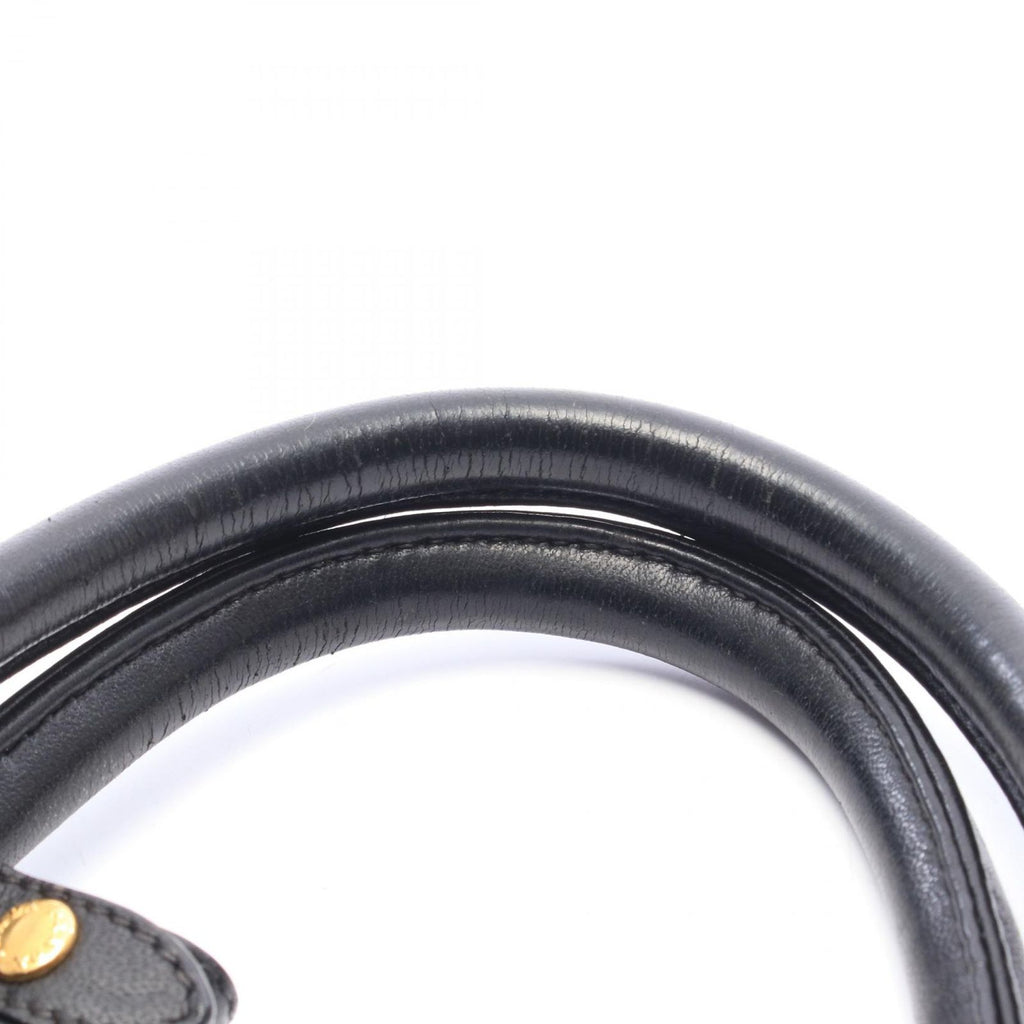 Prada Handbag Tessuto Bomber 2-Way Black Nylon Leather Ribbon — view 6