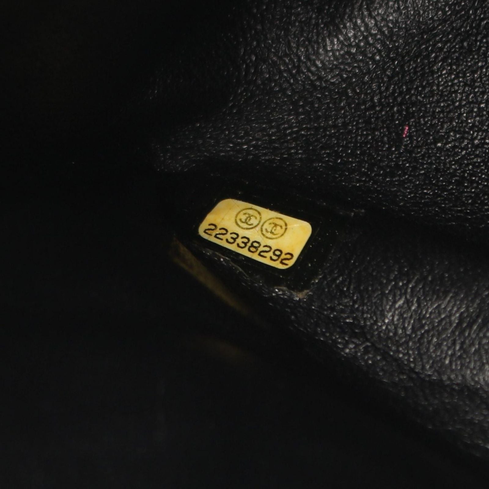 Chanel Shoulder Bag 2.55 Quilted Double Flap Black Leather Chain — view 5