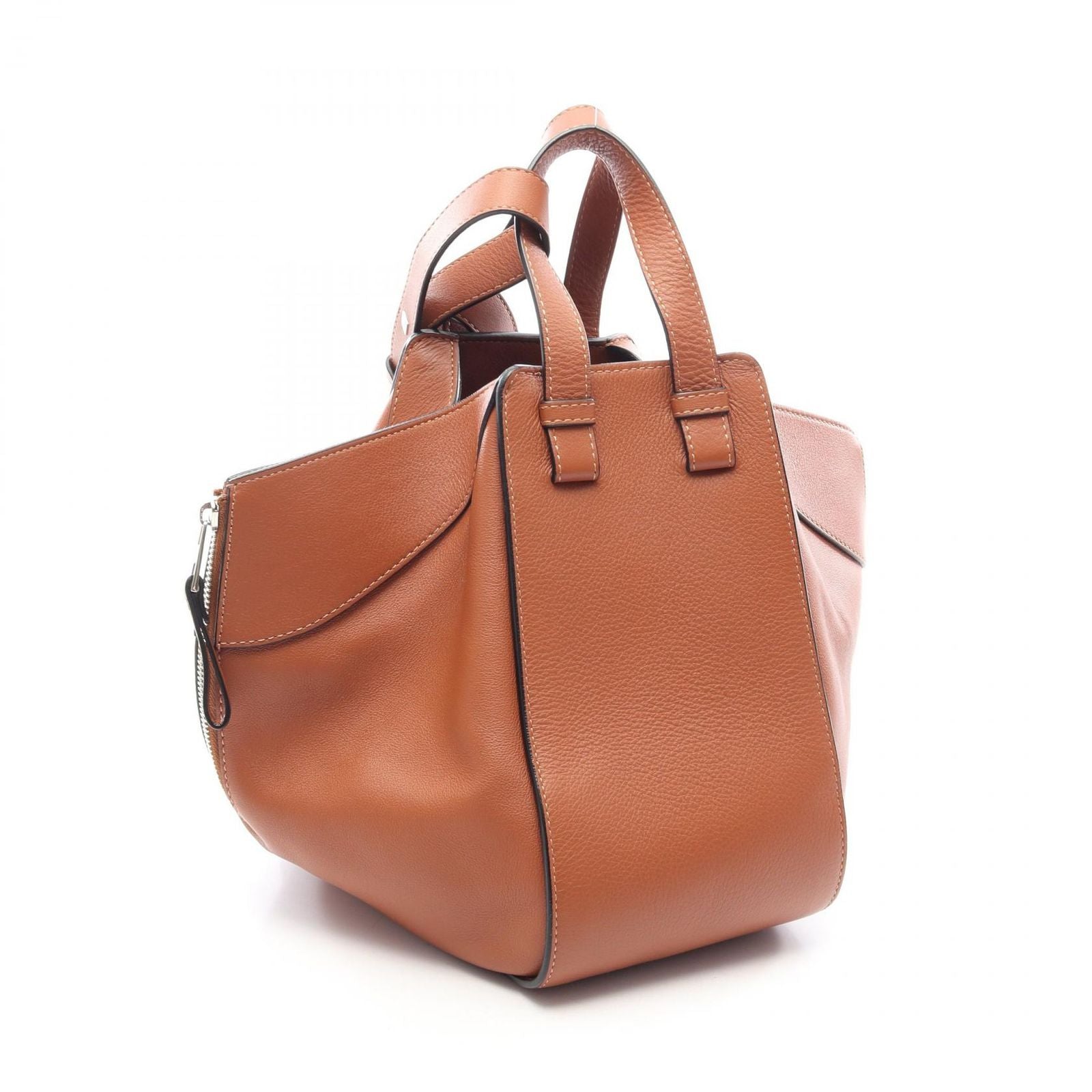 Loewe Handbag Hammock Brown Leather Bag Small — view 2