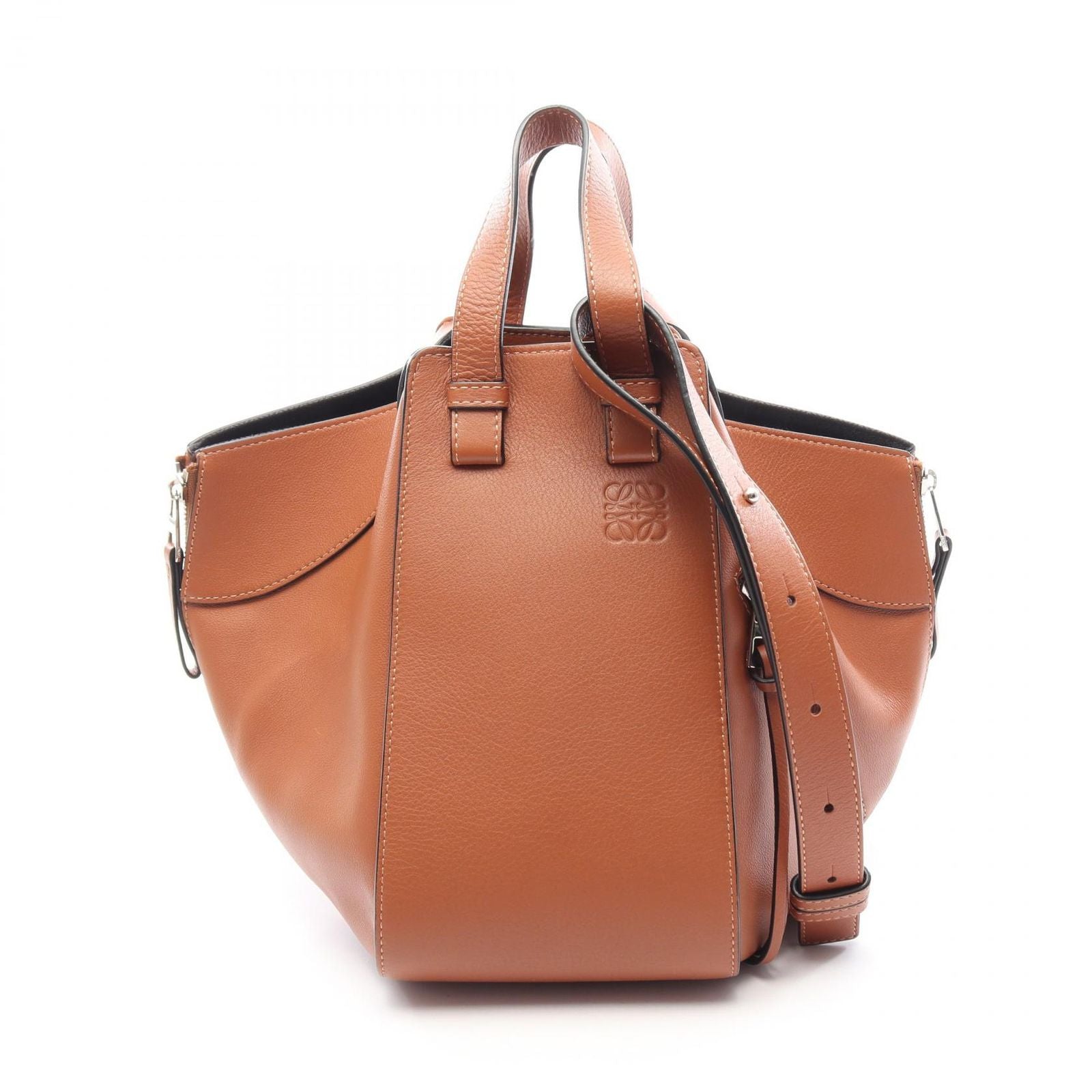 Loewe Handbag Hammock Brown Leather Bag Small