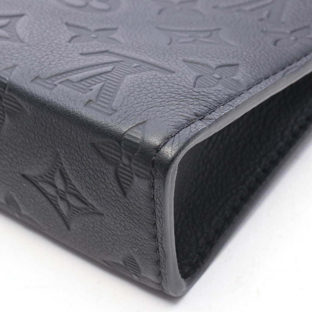 Louis Vuitton Shoulder Bag Gaston Wearable Wallet Noir Leather — view 5