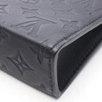 Louis Vuitton Shoulder Bag Gaston Wearable Wallet Noir Leather — view 5