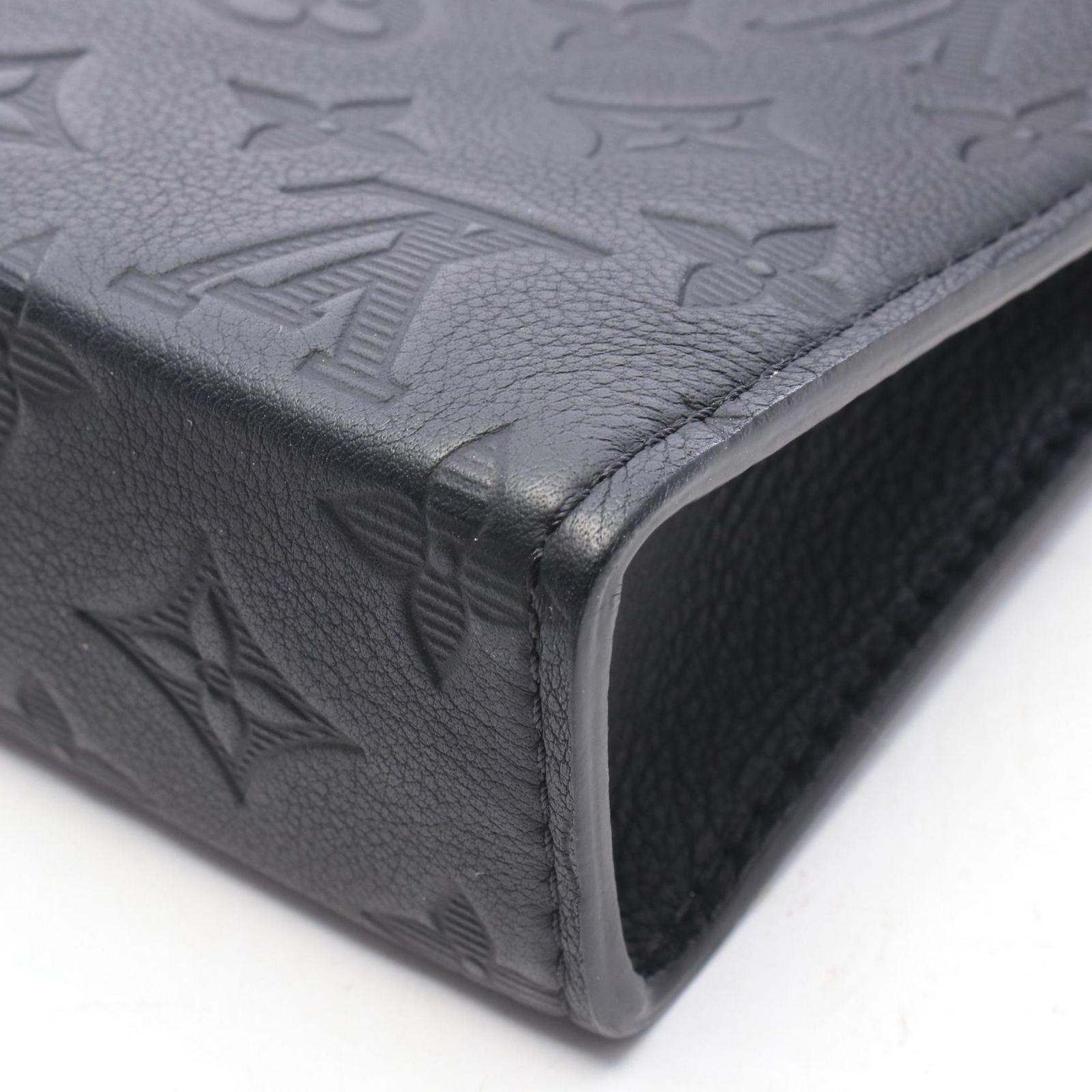 Louis Vuitton Shoulder Bag Gaston Wearable Wallet Noir Leather — view 5