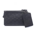 Louis Vuitton Shoulder Bag Gaston Wearable Wallet Noir Leather