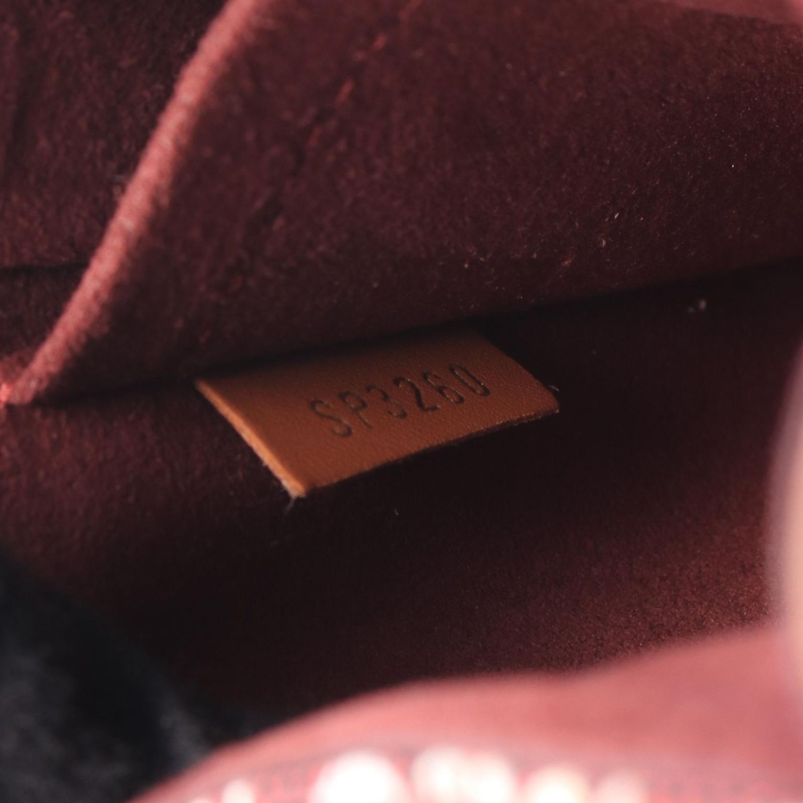 Louis Vuitton Viton Handbag Petite Sac Plat Since Bordeaux Canvas Leather — view 5