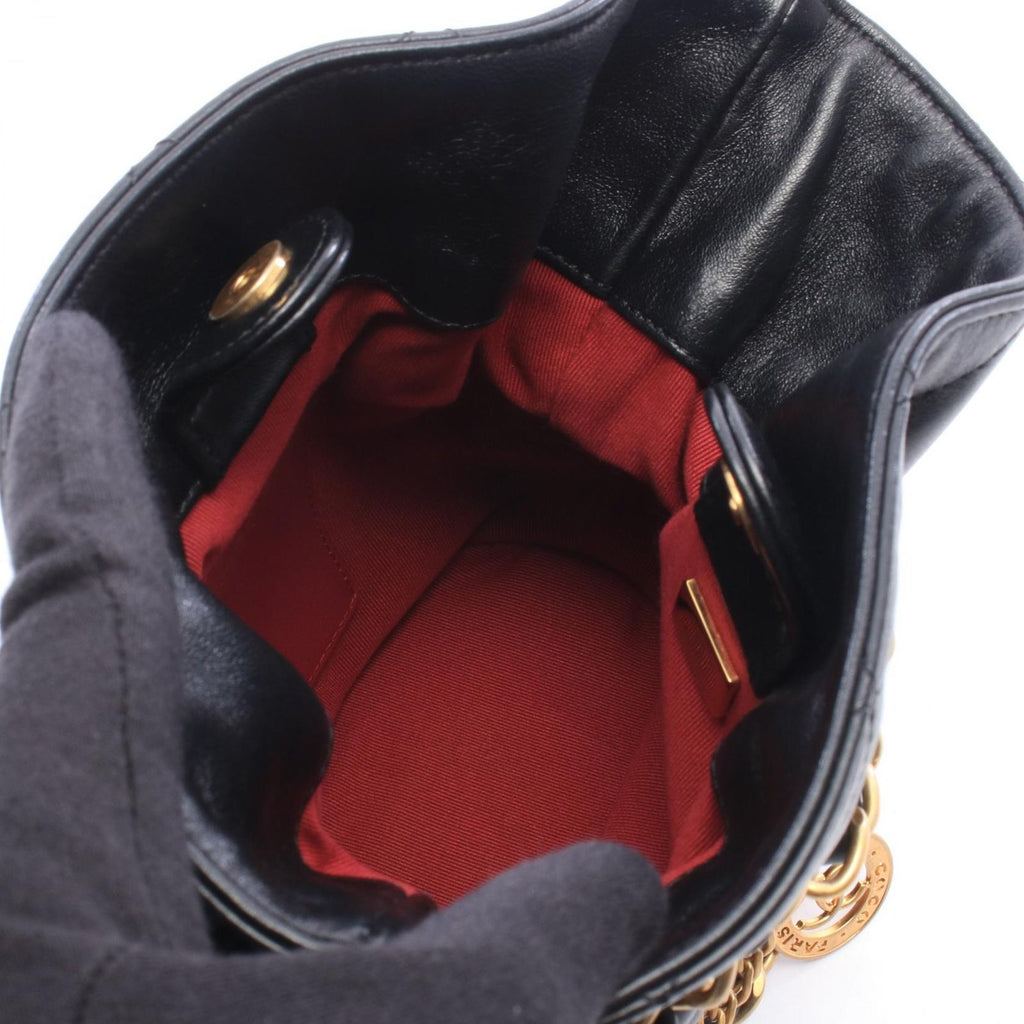 Chanel Shoulder Bag Quilted Black Lambskin — view 3