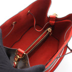 Louis Vuitton Shoulder Bag Neo Noe Coquelicot Leather — view 3