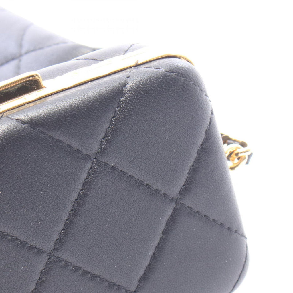 Chanel Shoulder Bag Quilted Small Black Lambskin — view 7