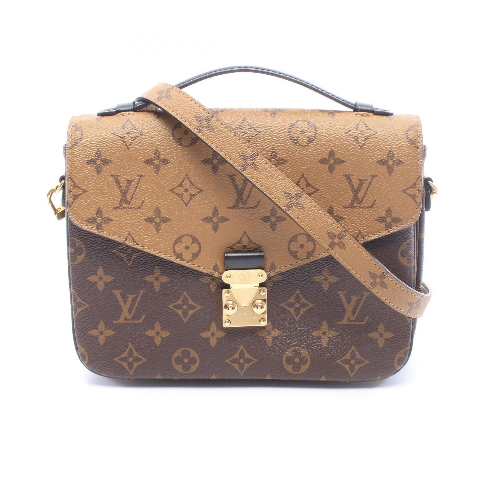 Louis Vuitton Handbag Pochette Metis MM Leather
