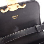 Celine Shoulder Bag Mini Claude Black Leather — view 5
