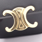 Celine Shoulder Bag Mini Claude Black Leather — view 7