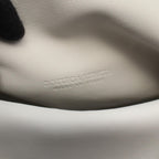 Bottega Veneta Clutch Triangle Flap White Leather — view 4
