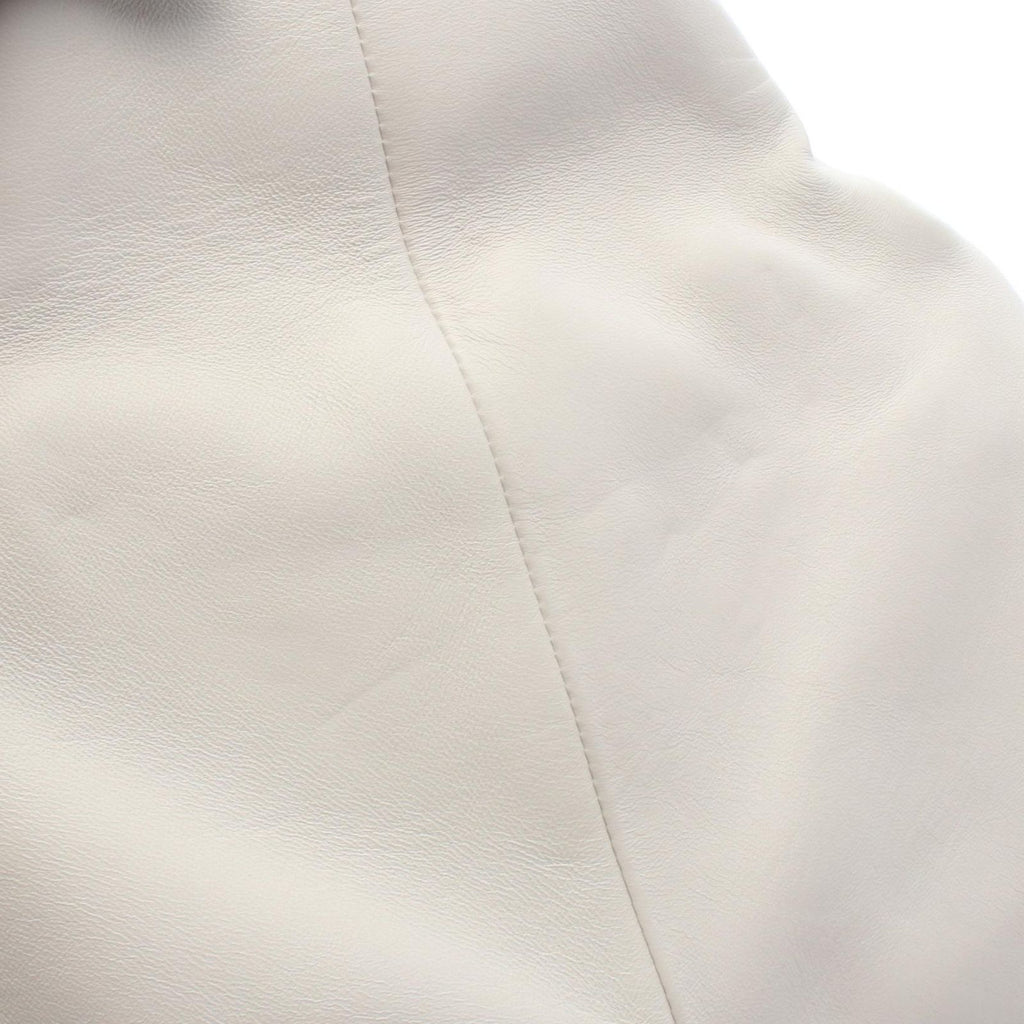Bottega Veneta Clutch Triangle Flap White Leather — view 5