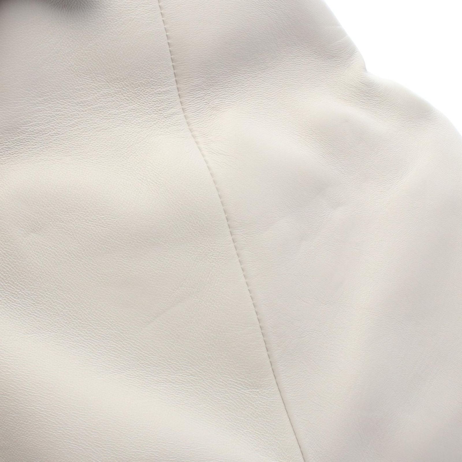 Bottega Veneta Clutch Triangle Flap White Leather — view 5