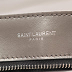 Saint Laurent Paris Shoulder Bag Toy Loulou Gray Leather — view 4