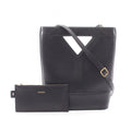 Saint Laurent Paris Handbag Bucket Small 2-Way Black Leather