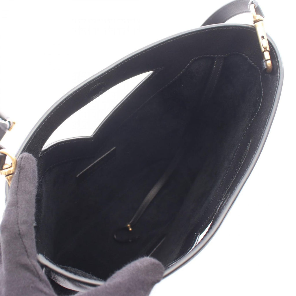 Saint Laurent Paris Handbag Bucket Small 2-Way Black Leather — view 3