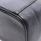 Chanel Handbag CC Logo Black Caviar Leather Vertical Vanity — view 6