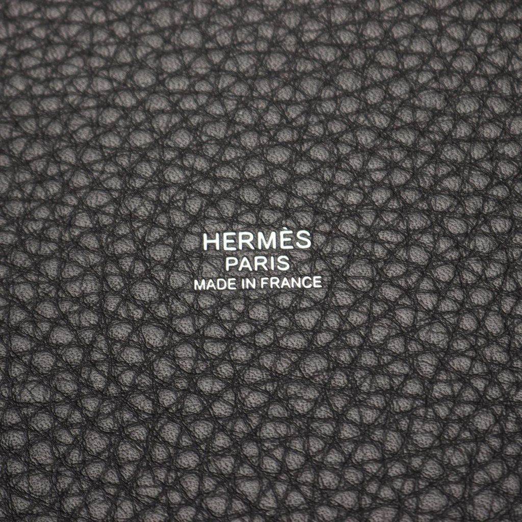 Hermes Handbag Picotin Lock MM Black Leather — view 4
