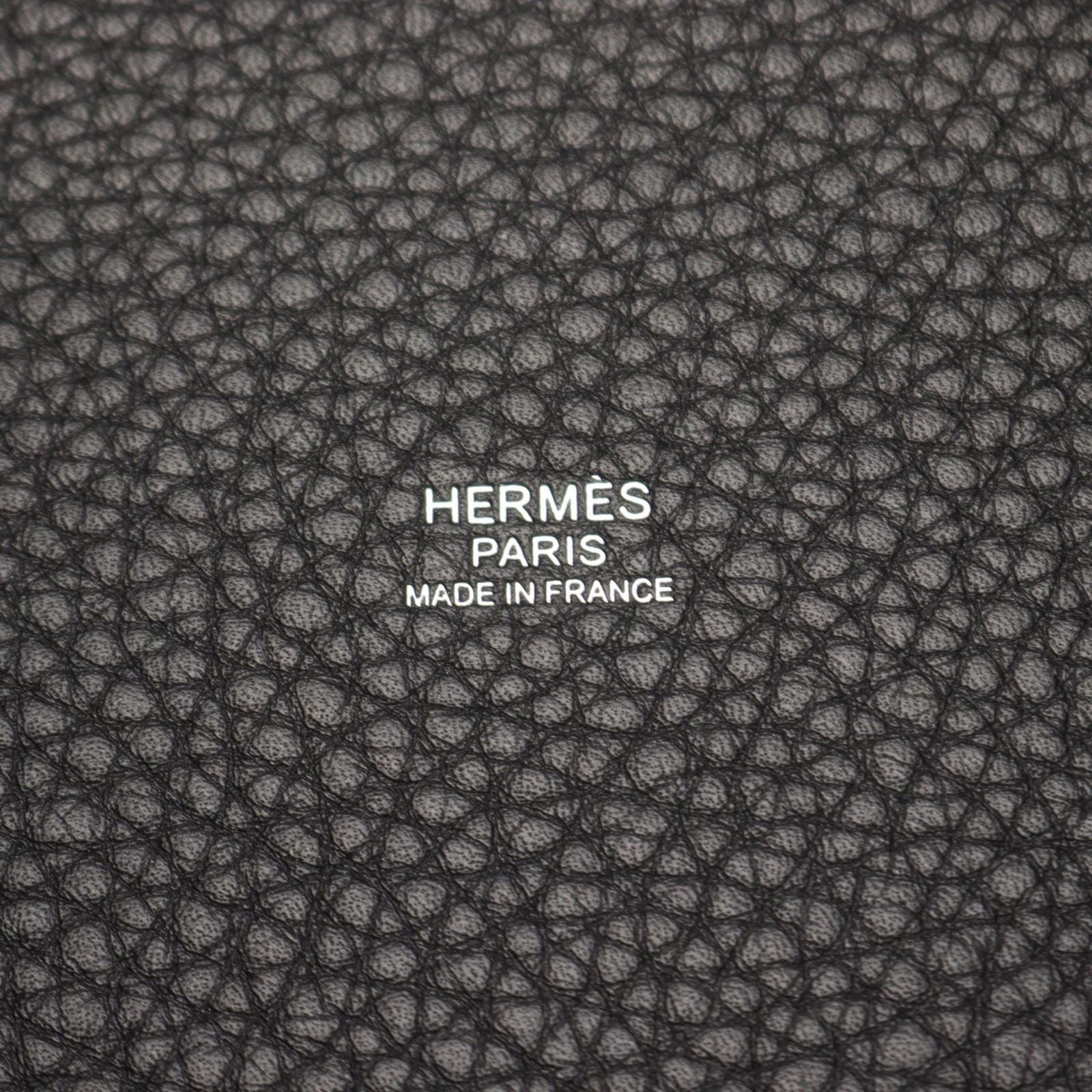 Hermes Handbag Picotin Lock MM Black Leather — view 4