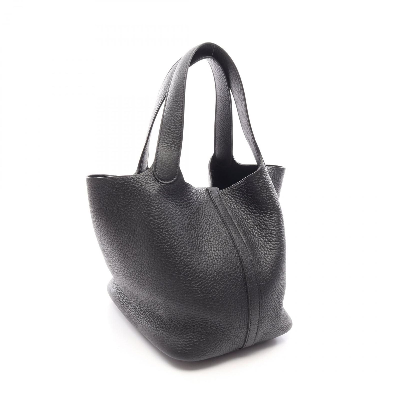 Hermes Handbag Picotin Lock MM Black Leather — view 2