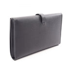 Hermes Bifold Wallet New H Passant Toutenmain Black Calfskin — view 2