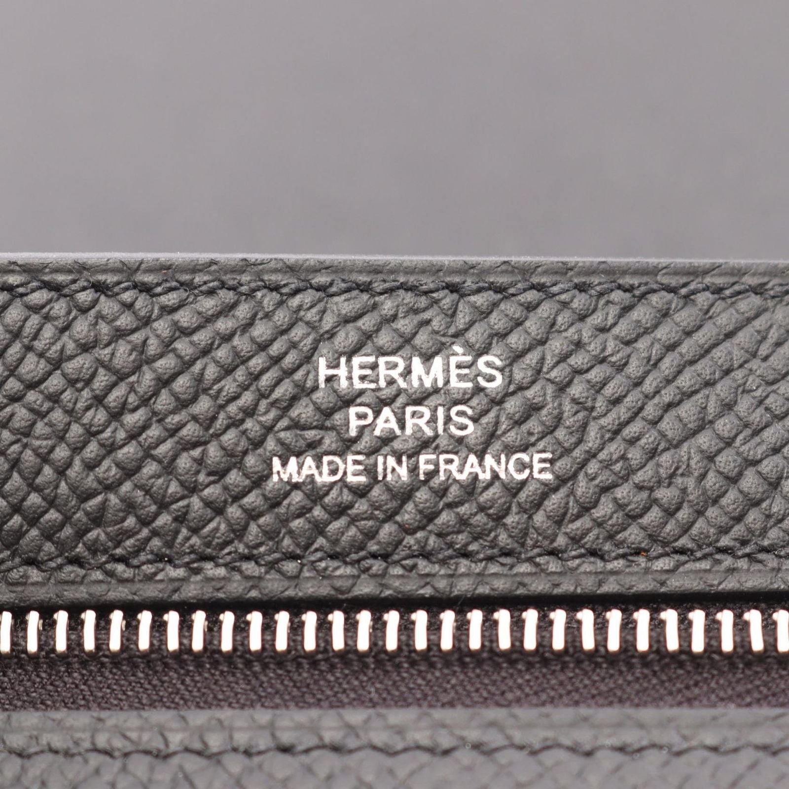 Hermes Bifold Wallet New H Passant Toutenmain Black Calfskin — view 5