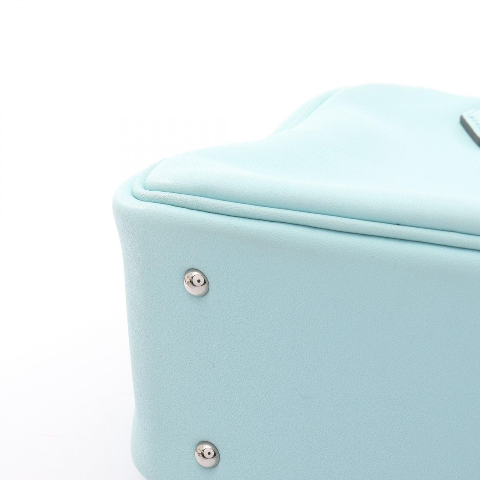 Hermes Handbag Plume 2 Mini Blue Atole Leather — view 8