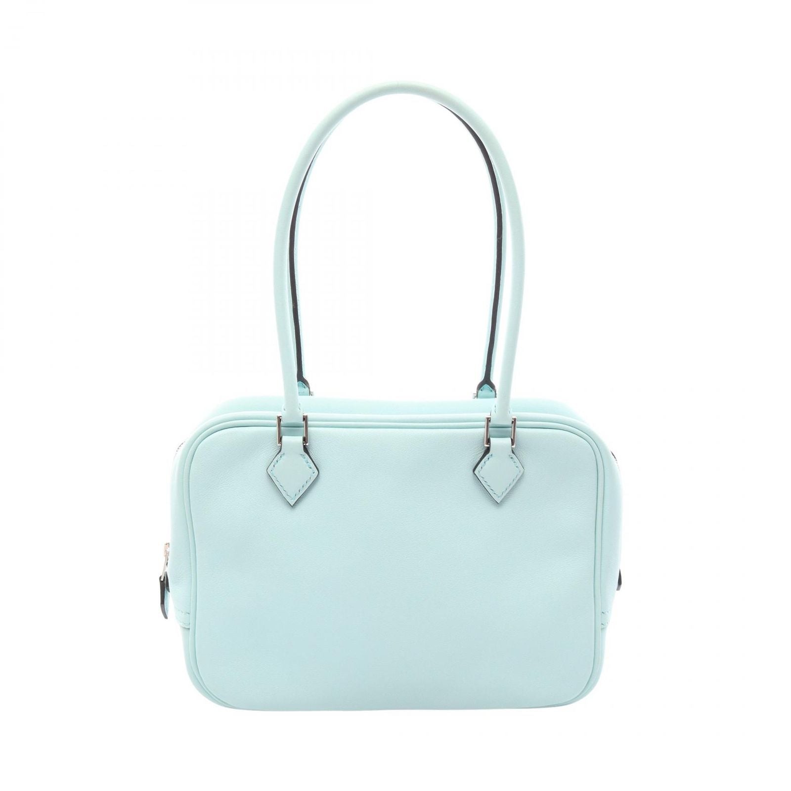 Hermes Handbag Plume 2 Mini Blue Atole Leather