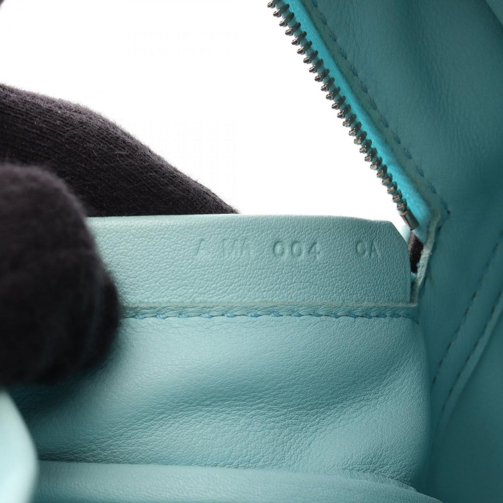 Hermes Handbag Plume 2 Mini Blue Atole Leather — view 5