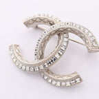Chanel Brooch CC Logo 185 Rhinestone — view 6
