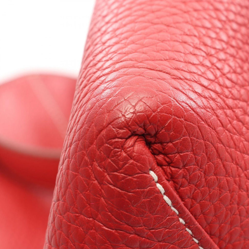 Hermes Tote Bag Double Sens 45 Rouge Casaque Rose Jaipur Reversible 36 — view 8
