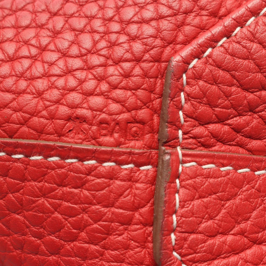 Hermes Tote Bag Double Sens 45 Rouge Casaque Rose Jaipur Reversible 36 — view 5
