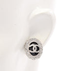 Chanel Earrings CC Logo Rhinestone — view 4