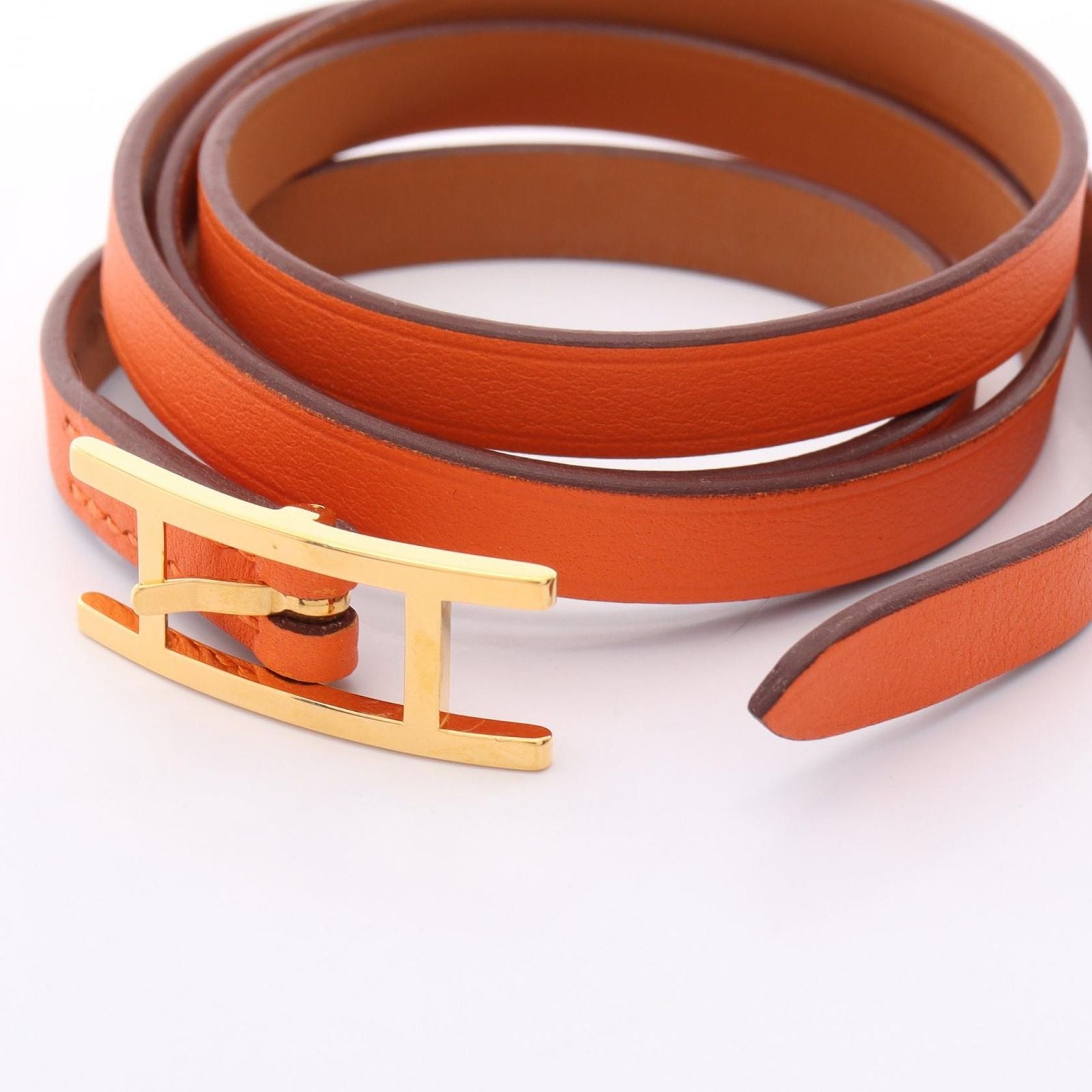 Hermes Behapi Long Bracelet Orange — view 3