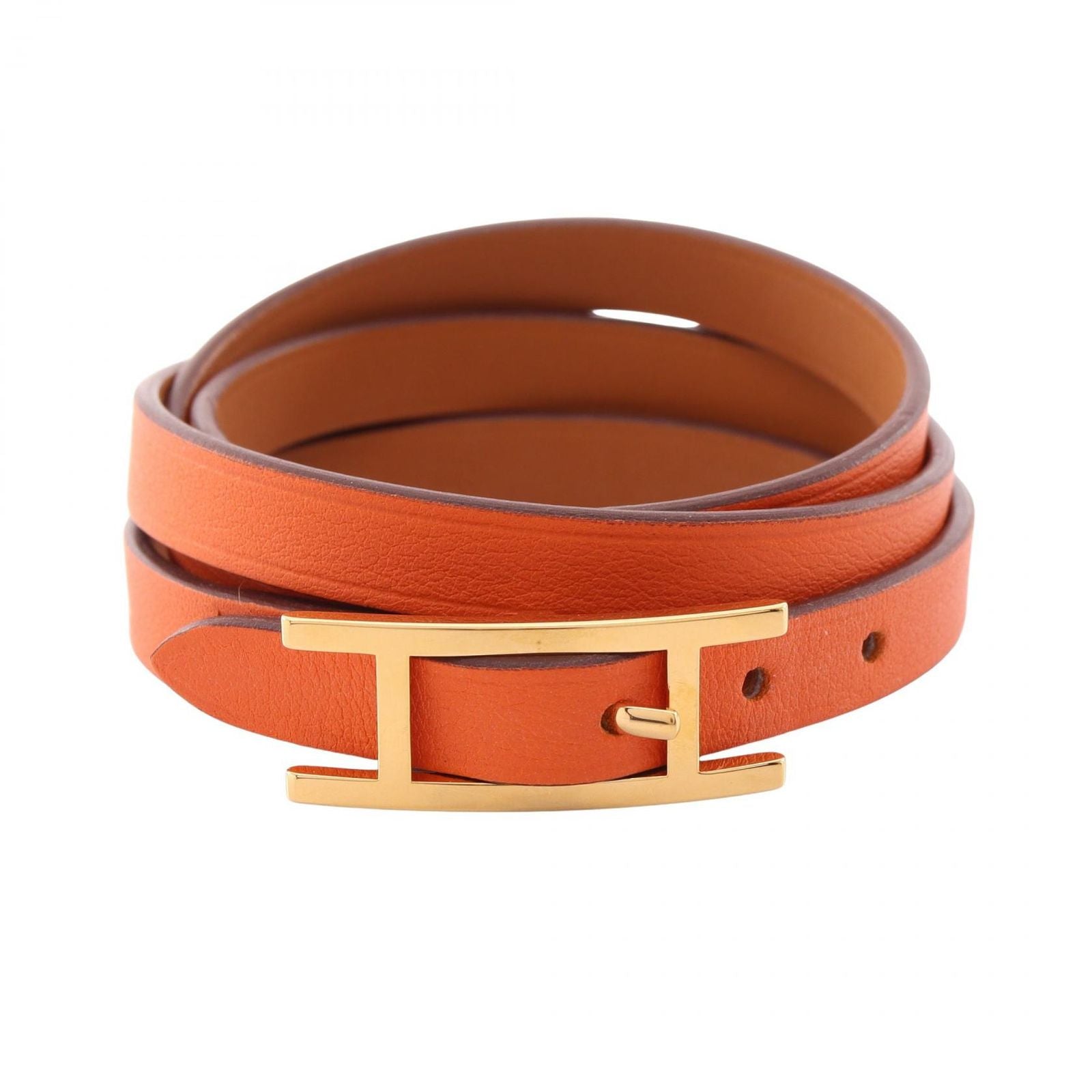 Hermes Behapi Long Bracelet Orange