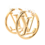 Louis Vuitton Earrings Boucle Hoop Louise — view 3