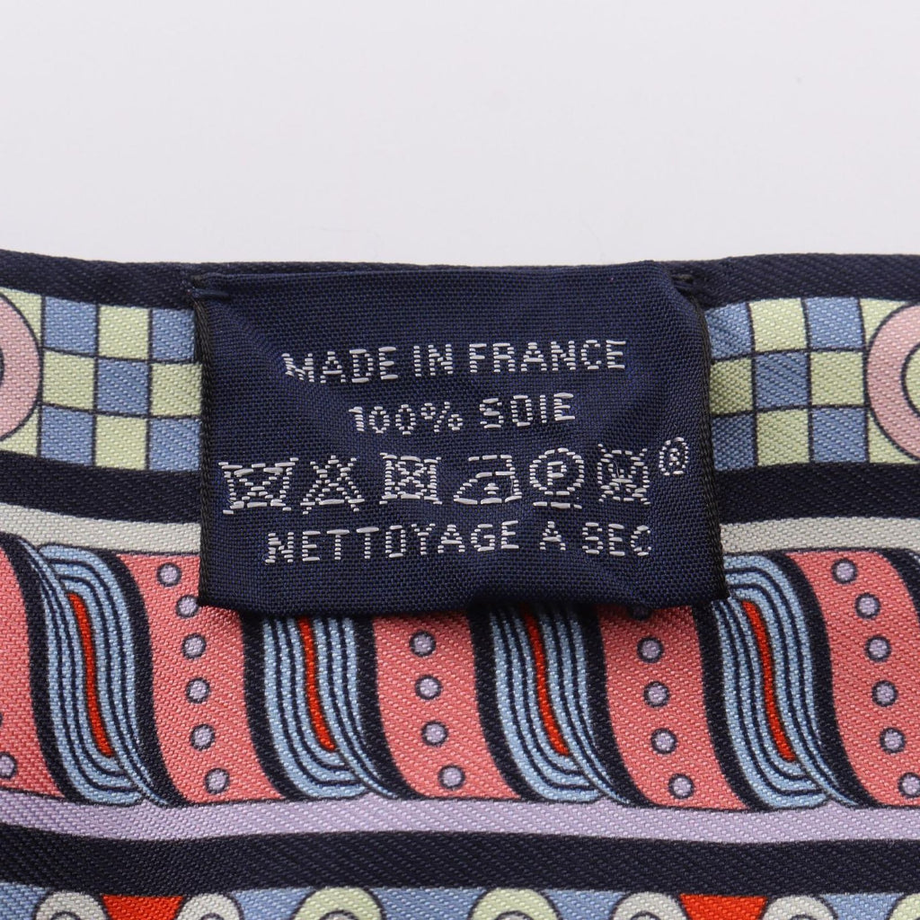 Hermes Scarf Twilly Harnais en Rosace Ribbon Silk — view 5