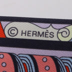 Hermes Scarf Twilly Harnais en Rosace Ribbon Silk — view 4