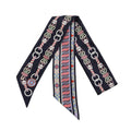Hermes Scarf Twilly Harnais en Rosace Ribbon Silk