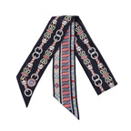 Hermes Scarf Twilly Harnais en Rosace Ribbon Silk