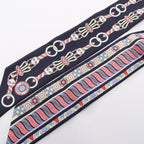 Hermes Scarf Twilly Harnais en Rosace Ribbon Silk — view 6