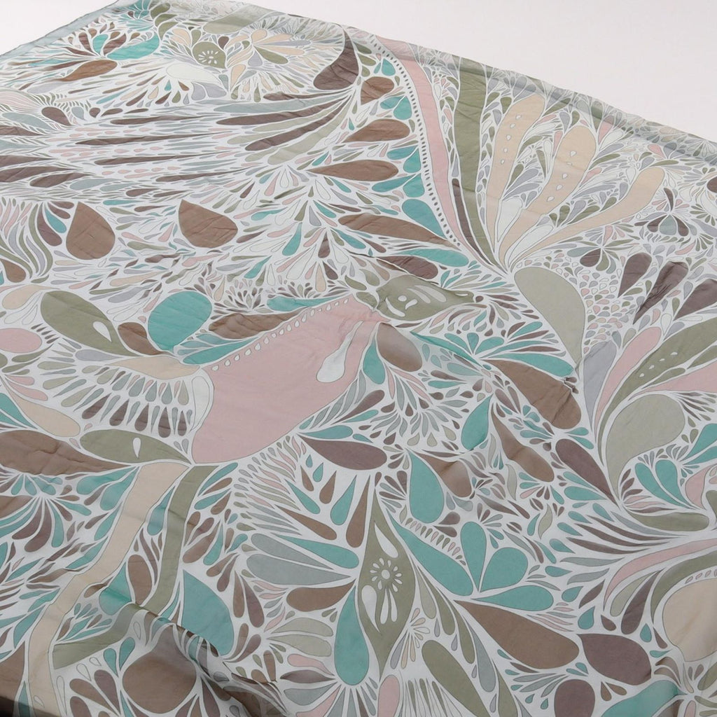 Hermes Scarf Shawl Carre Millefleurs du Mexique Chiffon Silk — view 2