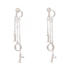 Dior Earrings Logo Swing