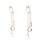 Dior Earrings Logo Swing — view 2