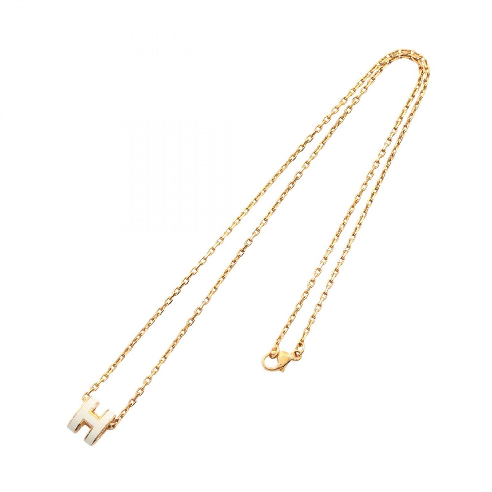 Hermes Necklace Mini Pop H White — view 2