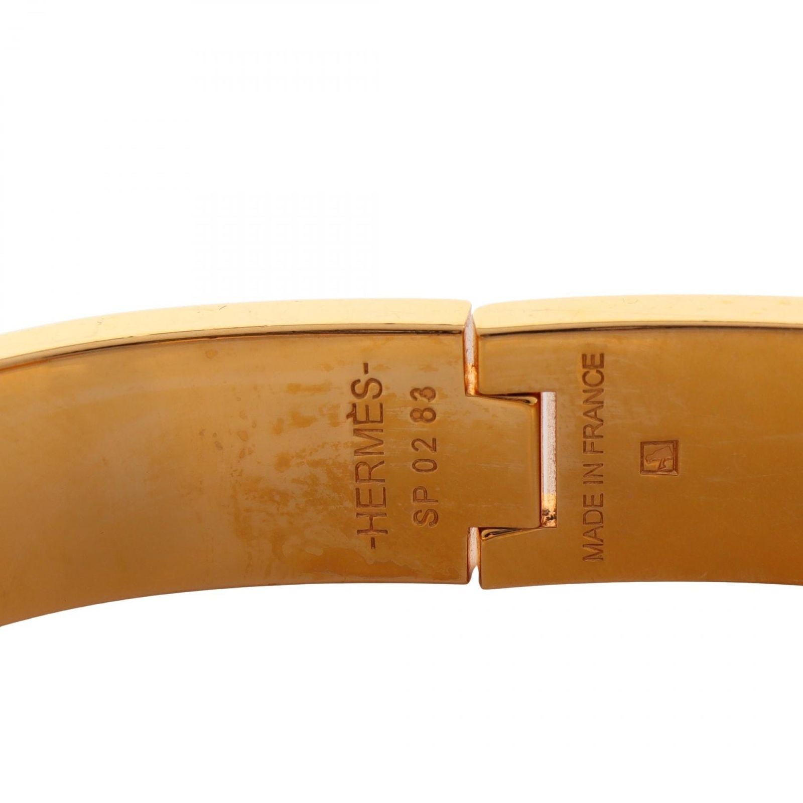 Hermes Bangle Clic Clac PM Greige Bracelet — view 4