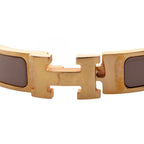 Hermes Bangle Clic Clac PM Greige Bracelet — view 6
