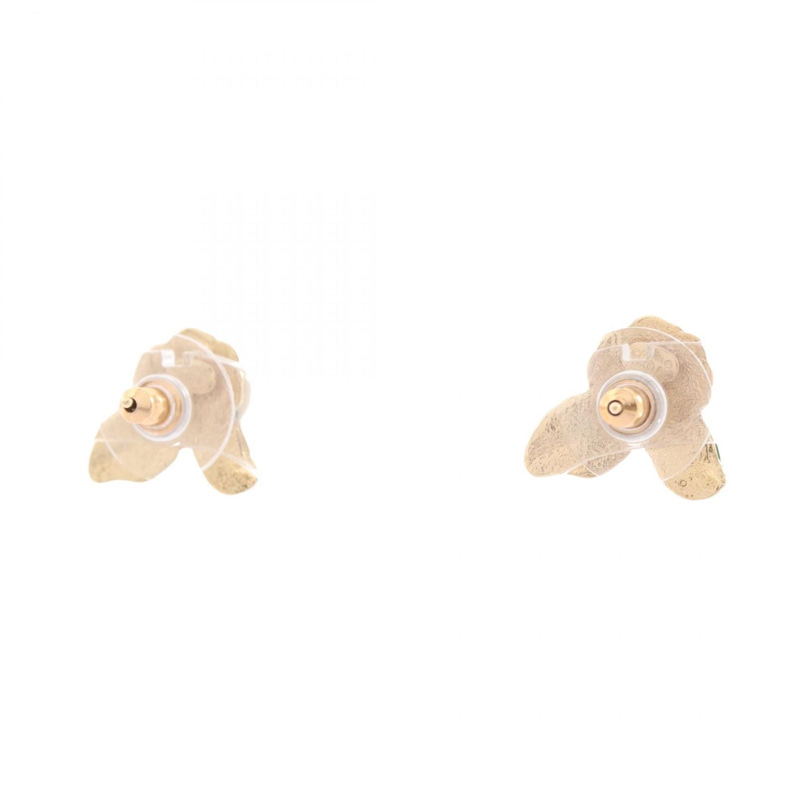 Chanel Earrings CC Logo Flower Motif — view 2